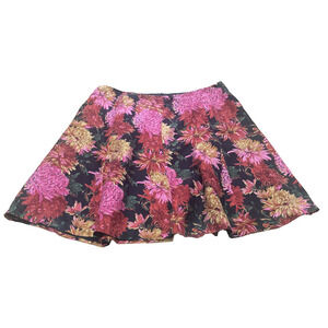 Vintage Talbots Pure Silk Floral Flare Skirt Knee Length Flowy Size 22W Colorful